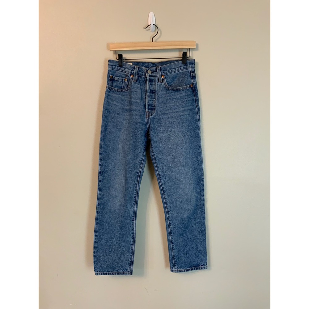 Levi's Premium 501 Original Cropped Jeans Scanned Answers 26x26